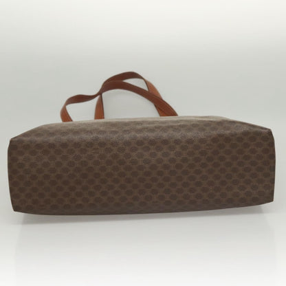 Celine Vintage Macadam Tote bag Canvas, BROWN, CANVAS, Tote bag