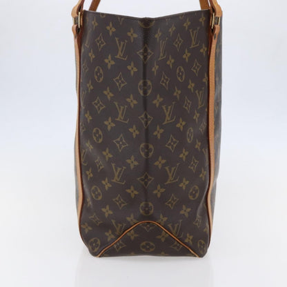 Louis Vuitton Shopping Sac Handbag Monogram Canvas, BROWN, CANVAS, Tote bag