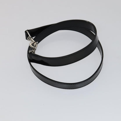 Gucci Vintage Bamboo Handle Bag Nylon, Black, Nylon, Handbag