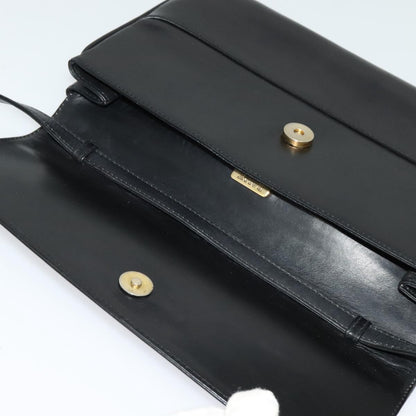 Bally Vintage Shoulder Bag Leather, Black, Leather, Shoulder Bag