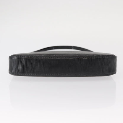 Louis Vuitton Pochette Accessoires NM Electric Epi Leather, BLACK, LEATHER, Clutche & pouche