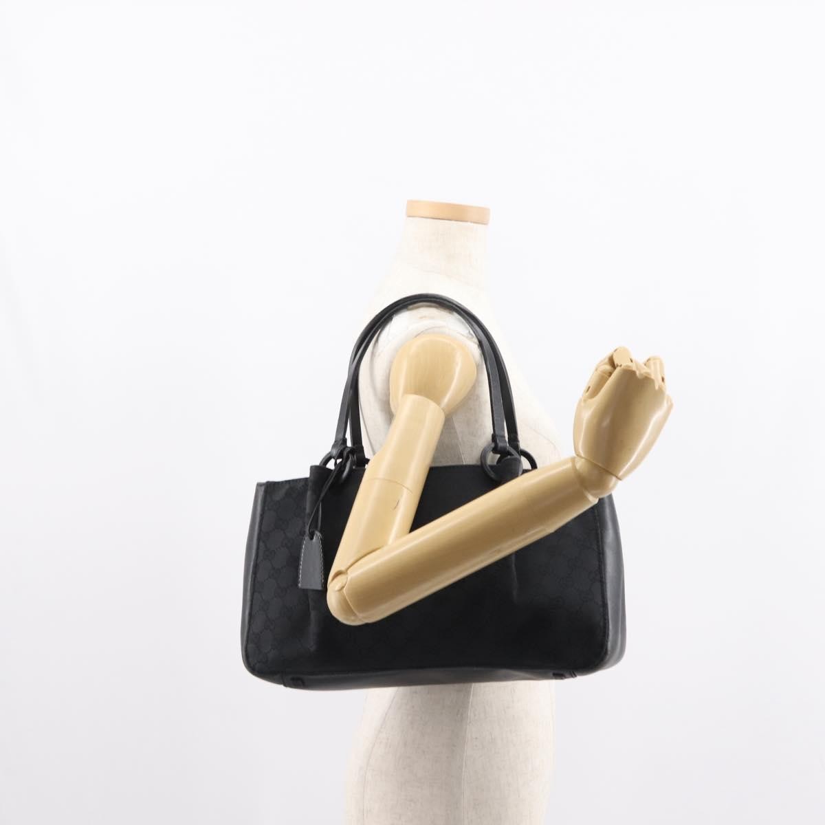 Gucci Vintage Jackie Tote GG Canvas, BLACK, CANVAS, Tote bag