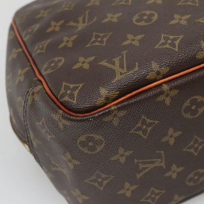 Louis Vuitton Deauville Handbag Monogram Canvas, BROWN, CANVAS, Handbag
