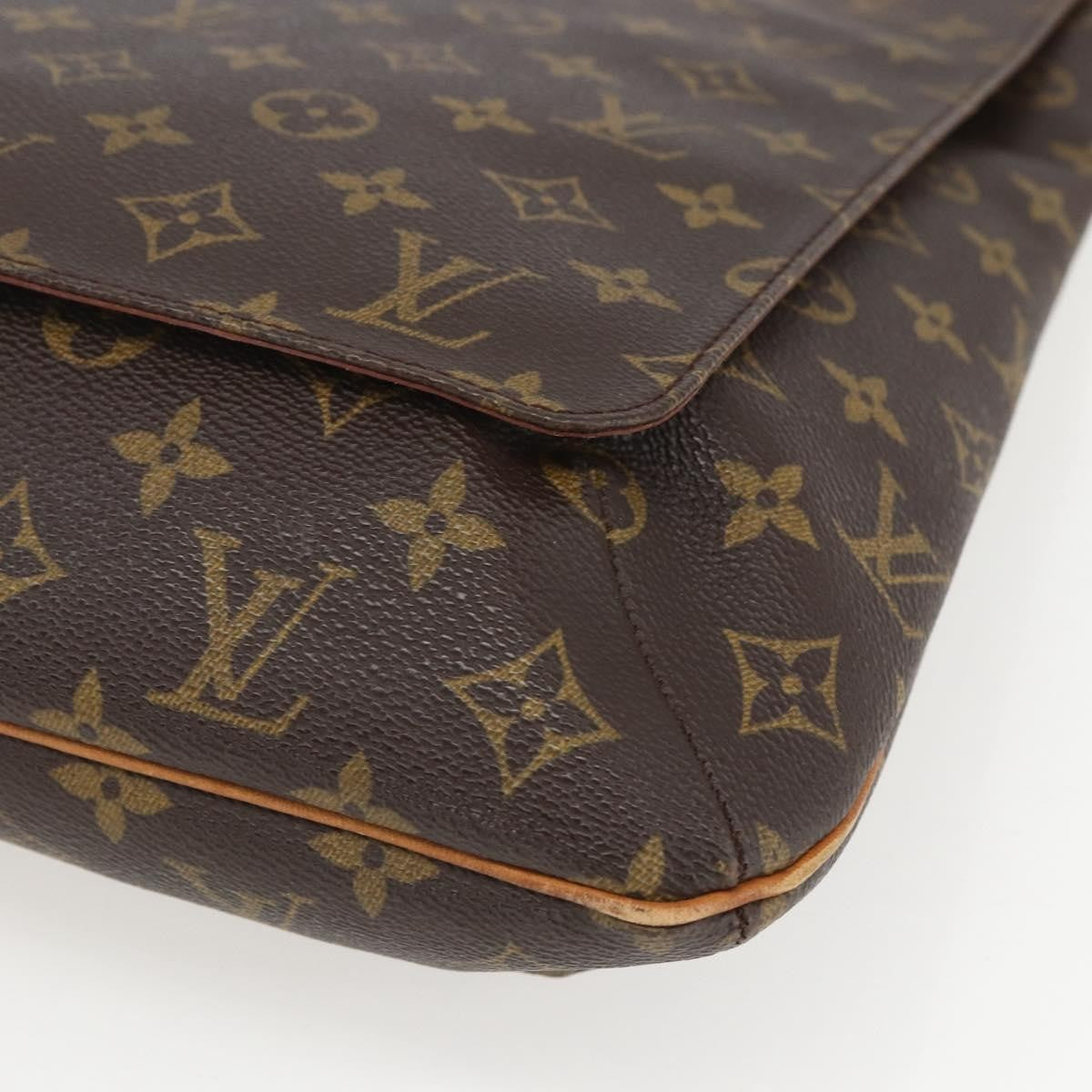 Louis Vuitton Musette Salsa Handbag Monogram Canvas, BROWN, CANVAS, Shoulder bag