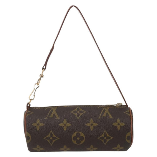 Louis Vuitton Papillon Pochette Monogram Canvas, BROWN, CANVAS, Clutche & pouche