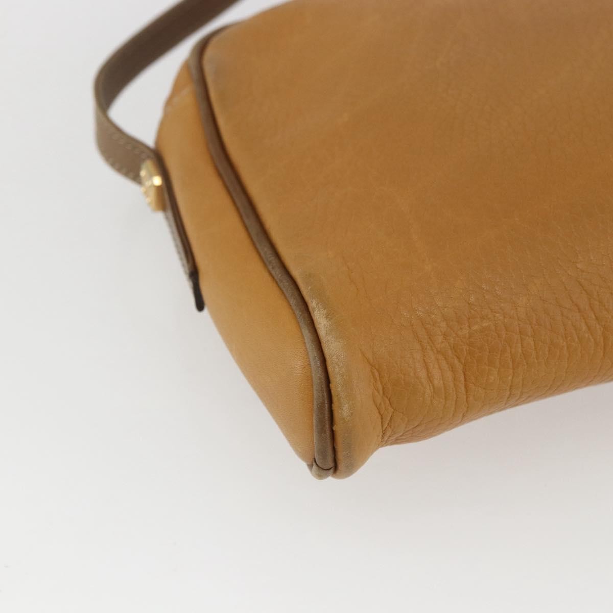 Loewe Anagram Shoulder Bag Leather, BEIGE, LEATHER, Shoulder bag