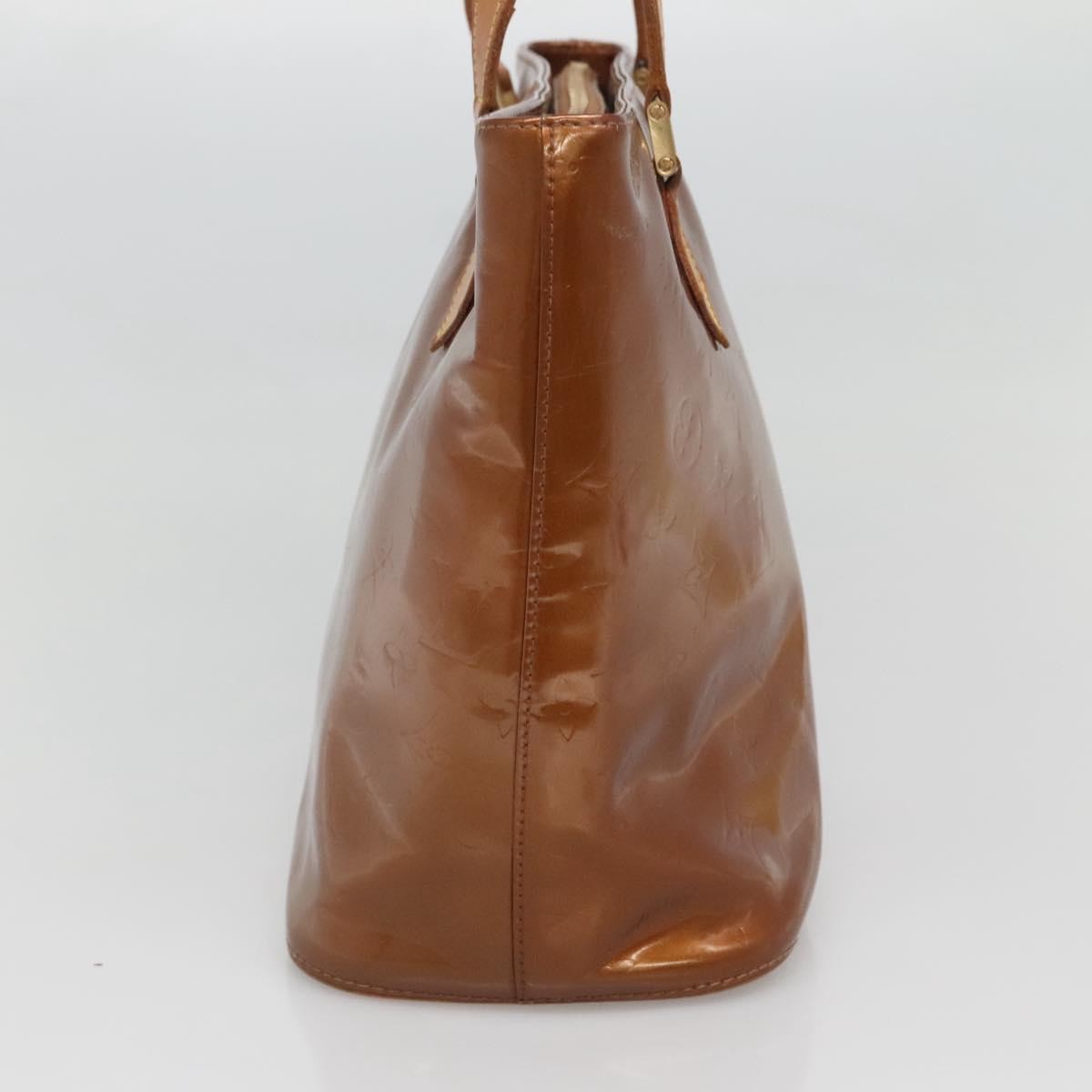 Louis Vuitton Houston Handbag Monogram Vernis, BROWN, PATENT_LEATHER, Handbag