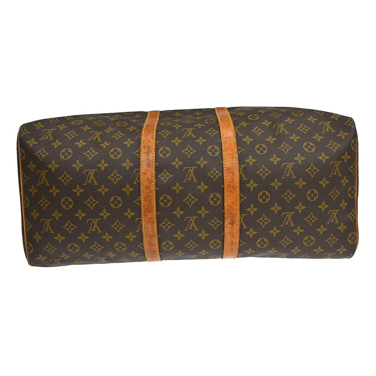 Louis Vuitton Keepall Bag Monogram Canvas, Brown, Canvas, Travel Bag