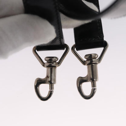 Gucci Vintage Bamboo Handle Bag Nylon, BLACK, CANVAS, Handbag