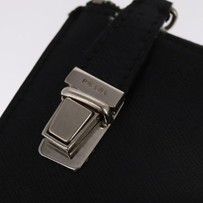 Prada Vintage Pouch Leather, BLACK, LEATHER, Clutche & pouche