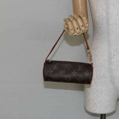 Louis Vuitton Papillon Pochette Monogram Canvas, BROWN, CANVAS, Handbag