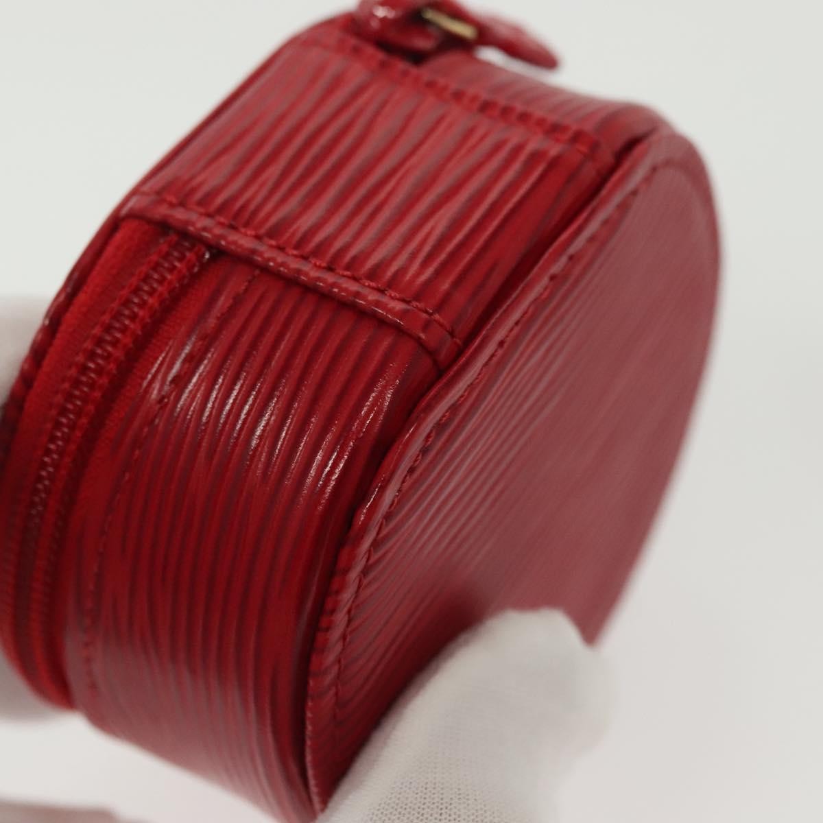 Louis Vuitton Ecrin Bijoux Pouch Epi Leather, RED, LEATHER, Clutche & pouche