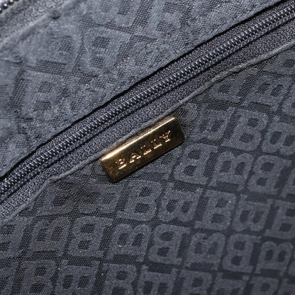 Bally Vintage Tote Bag Quilted Leather, Black, Leather, Tote Bag