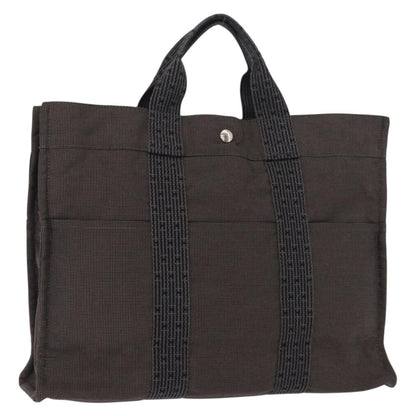 Hermes Fourre-tout Herline Fourre-tout Herline, GRAY, CANVAS, Tote bag