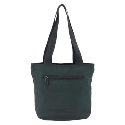 Prada Vintage Zip Tote Tessuto, Green, Nylon, Tote Bag
