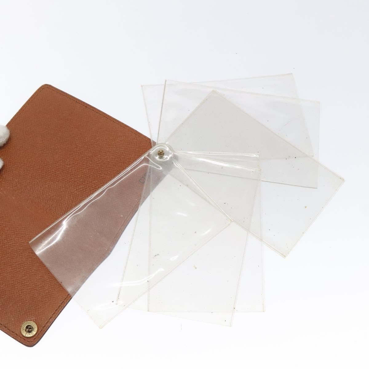 Louis Vuitton Porte Cartes Pression Card Case Monogram Canvas, BROWN, CANVAS, Card Holders