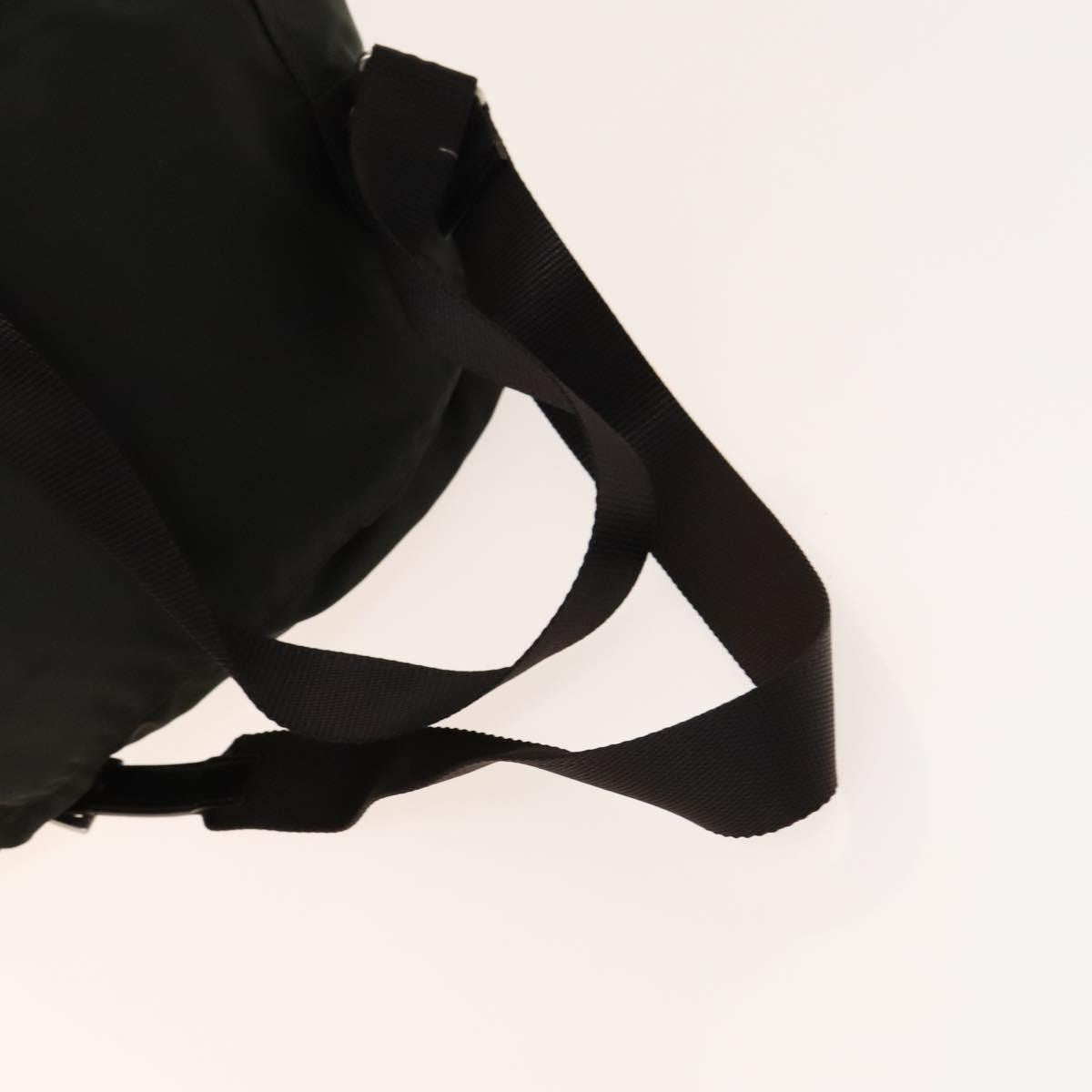 Prada Front Pocket Buckle Backpack Nylon, Khaki, Nylon, Backpack