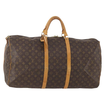 Louis Vuitton Keepall Bandouliere Bag Monogram Canvas, Brown, Canvas, Travel Bag