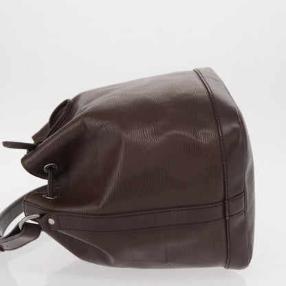 Louis Vuitton Petit Noe Handbag Epi Leather, BROWN, LEATHER, Shoulder bag