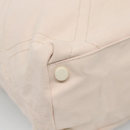 Chanel Vintage Cruise Line No.5 Tote Quilted Canvas, ECRU, CANVAS, Tote bag