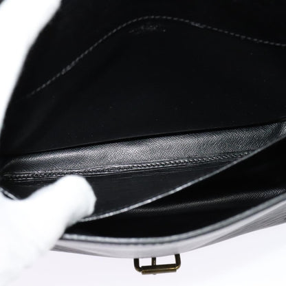 Louis Vuitton Cartouchiere Handbag Epi Leather, BLACK, LEATHER, Handbag