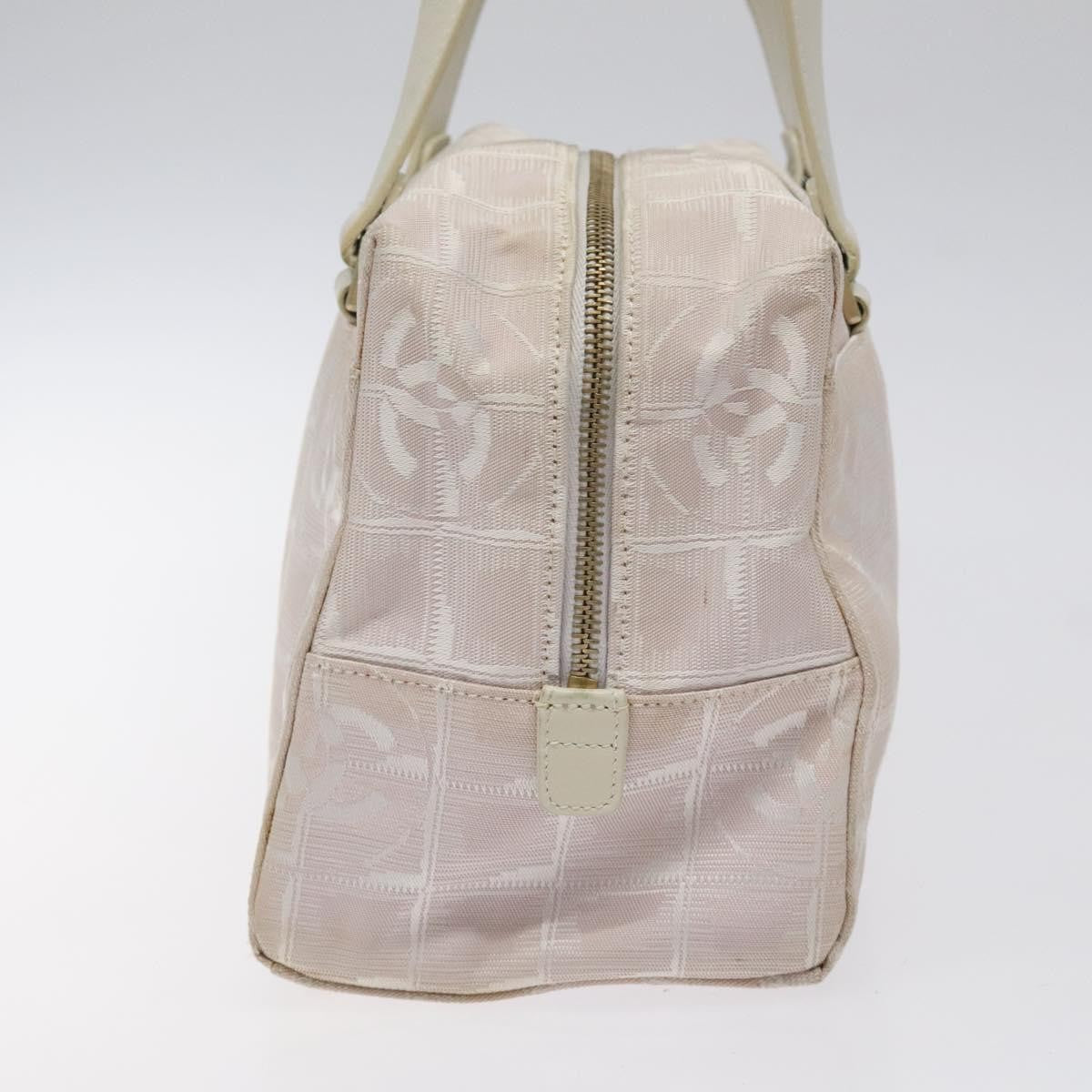 Chanel Travel Line Top Handle Bag Nylon, PINK, NYLON, Travel bag