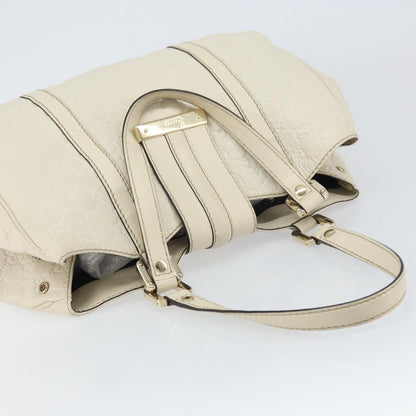 Gucci New Ladies Web Tote Guccissima Leather, WHITE, LEATHER, Tote bag