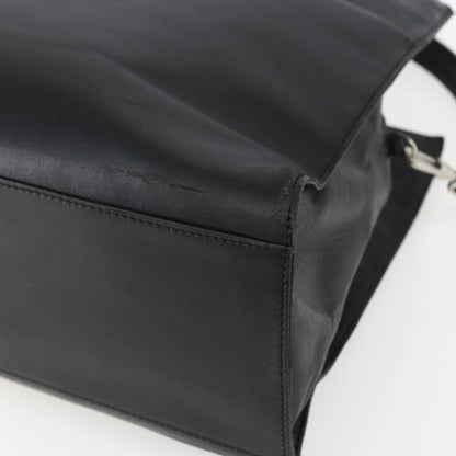Loewe Vintage Anagram Tote Leather, BLACK, LEATHER, Tote bag