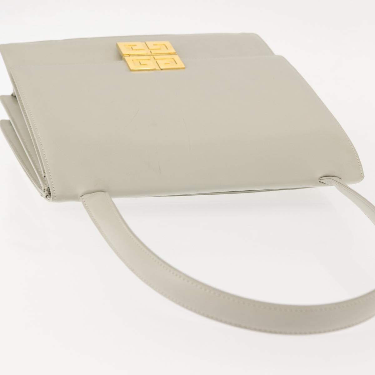 Givenchy 4G shoulder Bag Leather, GRAY, LEATHER, Shoulder bag