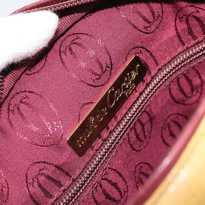 cartier Tasseled Must de Cartier Crossbody Bag Leather, YELLOW, LEATHER, Shoulder bag