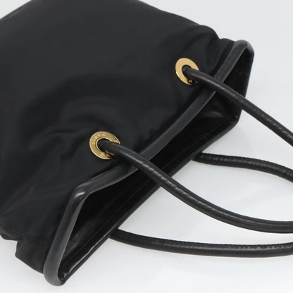 Celine Shoulder Bag Nylon, BLACK, NYLON, Shoulder bag