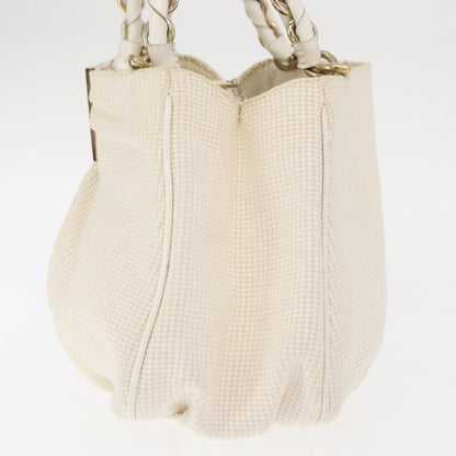 Fendi Mia Tote Canvas, WHITE, CANVAS, Tote bag