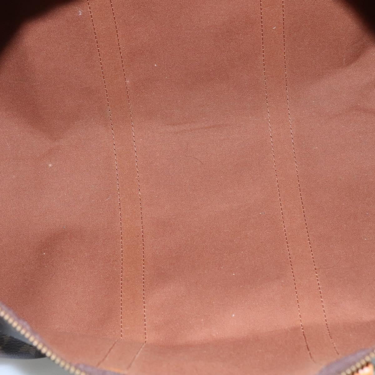Louis Vuitton Keepall Bag Monogram Canvas, BROWN, CANVAS, Travel bag