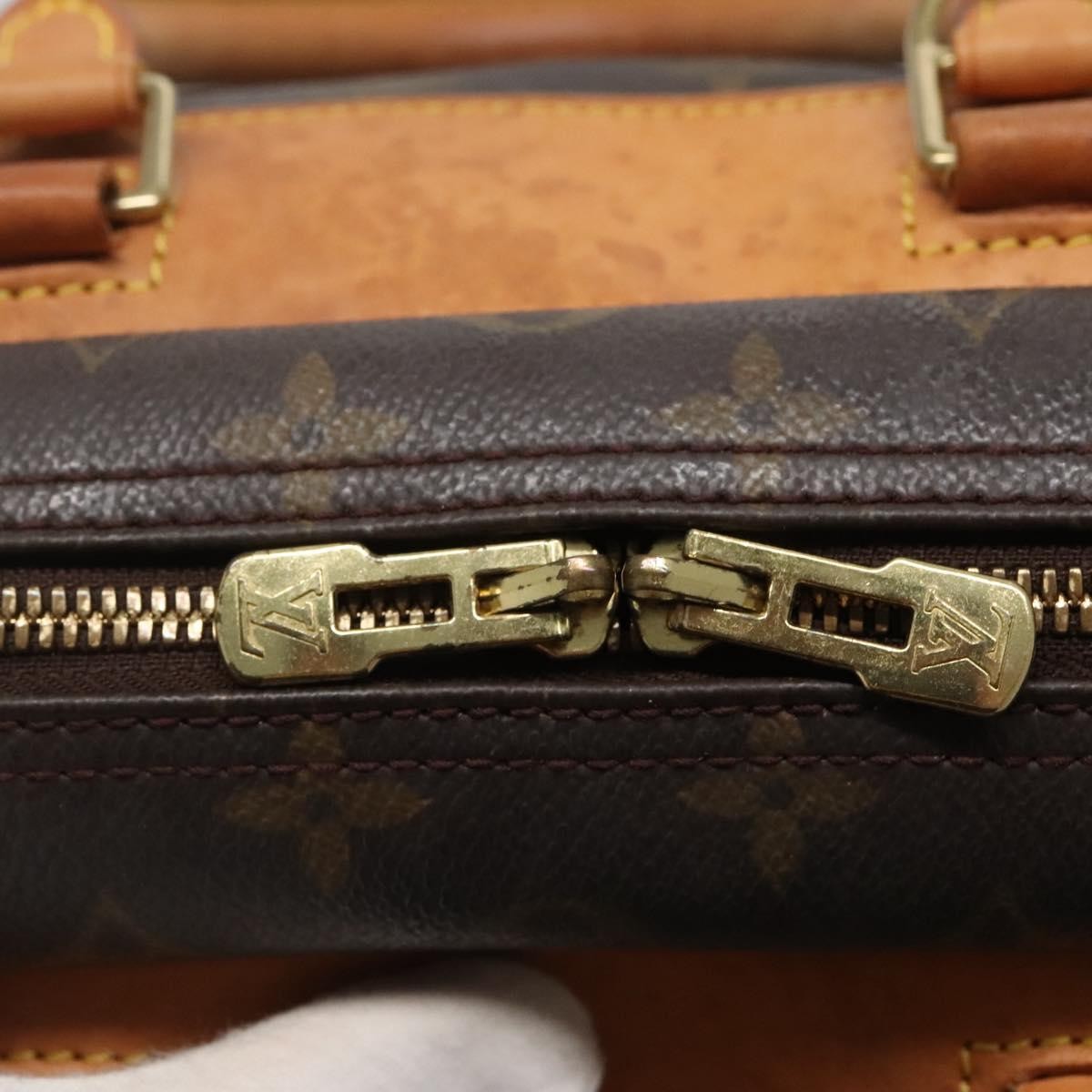 Louis Vuitton Deauville Handbag Monogram Canvas, BROWN, CANVAS, Handbag