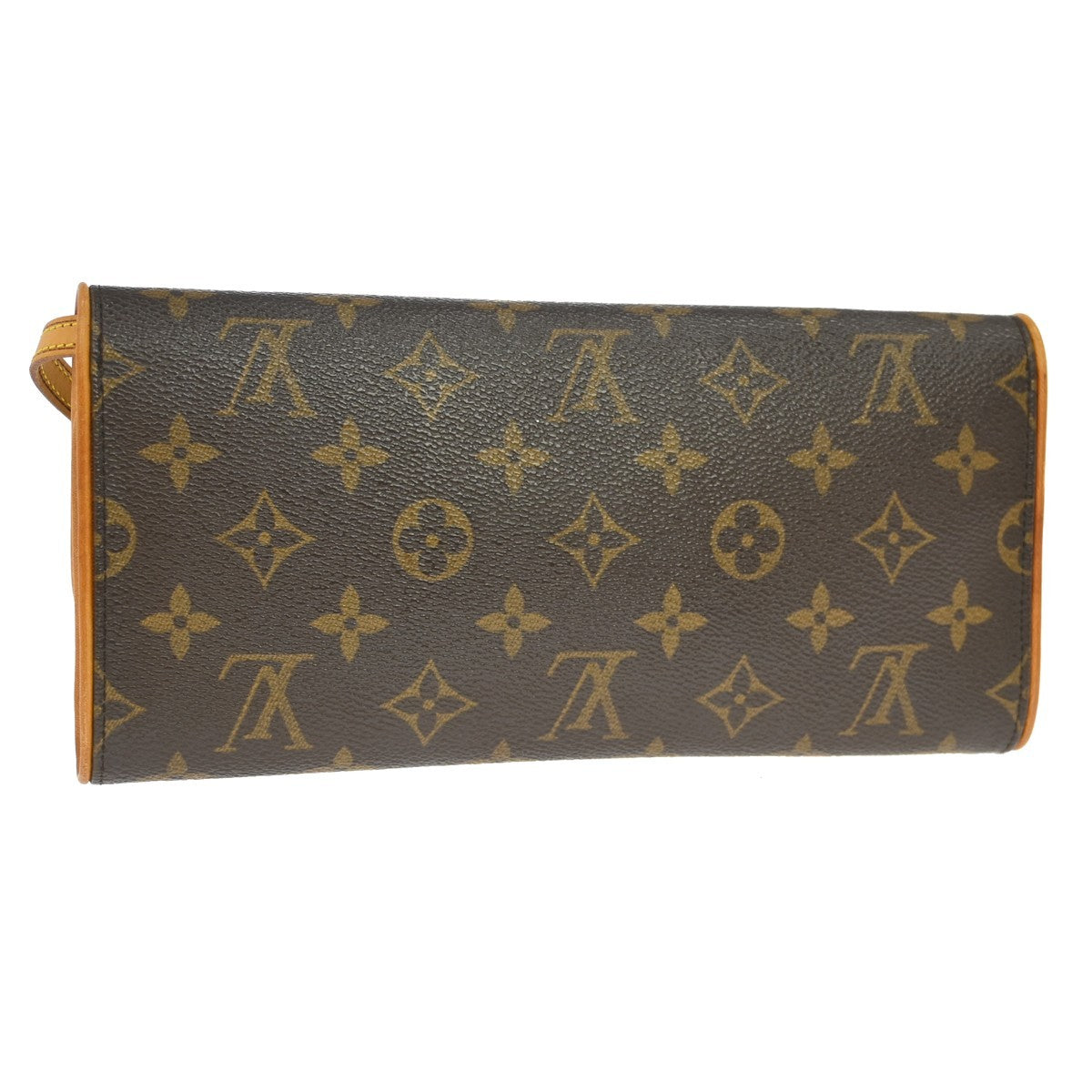 Louis Vuitton Twin Handbag Monogram Canvas, Brown, Canvas, Clutch