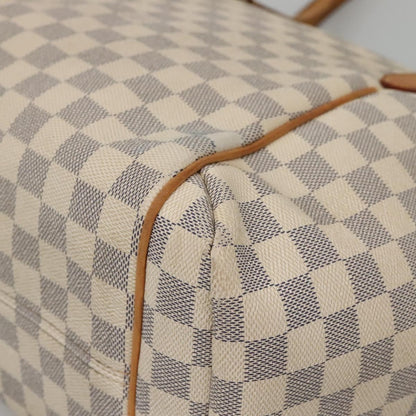 Louis Vuitton Totally Handbag Damier, WHITE, CANVAS, Tote bag