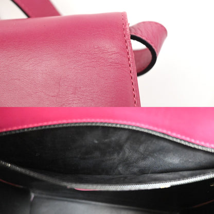 Salvatore Ferragamo Vintage Shoulder Bag Leather, PINK, LEATHER, Shoulder bag