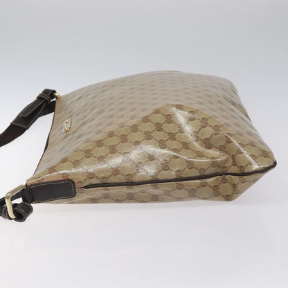 Gucci Flap Messenger Bag (Outlet) GG Coated Canvas, BEIGE, CANVAS, Shoulder bag