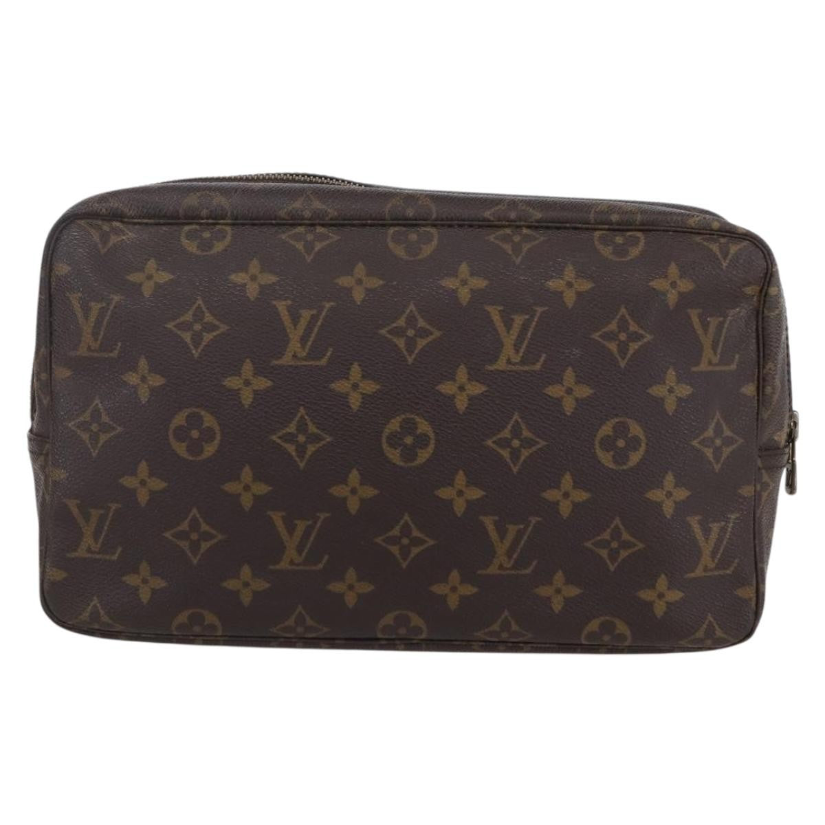 Louis Vuitton Trousse Toilette Monogram Canvas, BROWN, CANVAS, Clutche & pouche