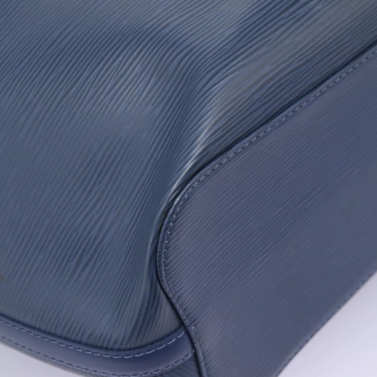 Louis Vuitton Mandara Handbag Epi Leather, BLUE, LEATHER, Shoulder bag