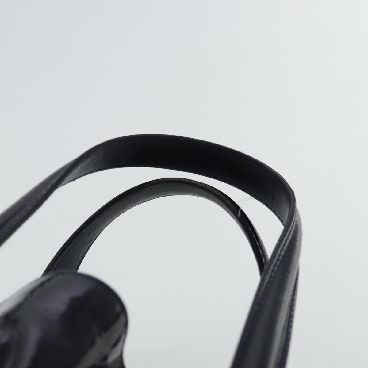Bvlgari Top Handle Bag Patent leather, NAVY, PATENT_LEATHER, Handbag