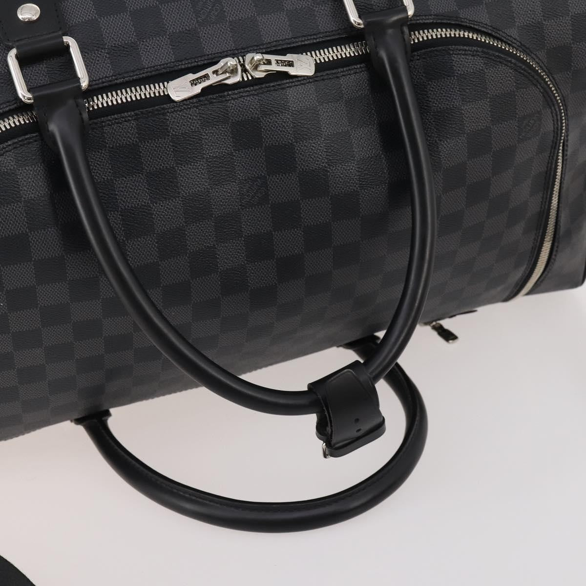 Louis Vuitton Roadster Duffle Bag Damier Graphite, Gray, Canvas, Travel Bag