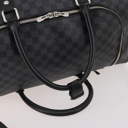 Louis Vuitton Roadster Duffle Bag Damier Graphite, Gray, Canvas, Travel Bag