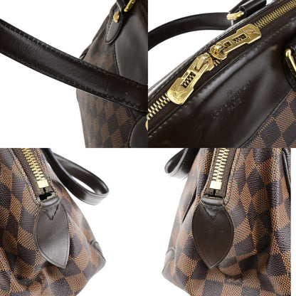 Louis Vuitton Verona Handbag Damier, BROWN, CANVAS, Shoulder bag