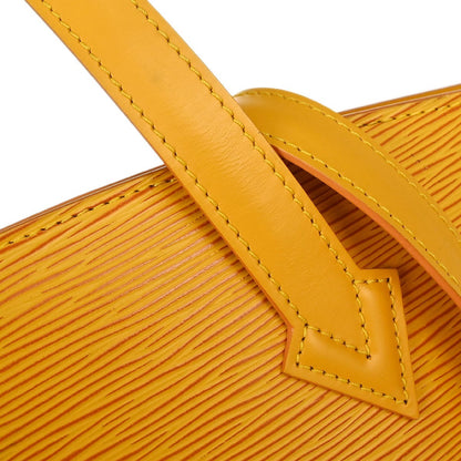 Louis Vuitton Saint Jacques Handbag Epi Leather, Yellow, Leather, Shoulder Bag