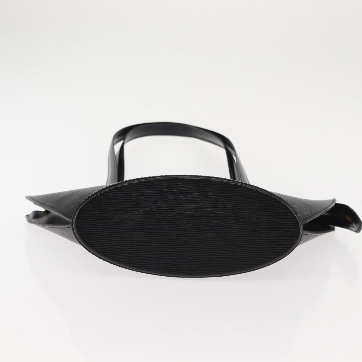 Louis Vuitton Saint Jacques Handbag Epi Leather, BLACK, LEATHER, Shoulder bag