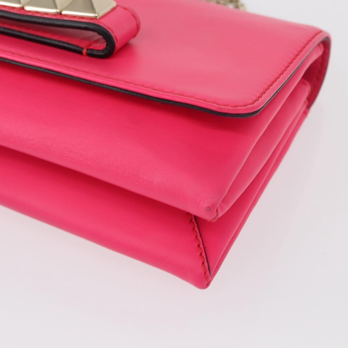 Valentino Garavani Va Va Voom Clutch Leather, Pink, Leather, Shoulder Bag