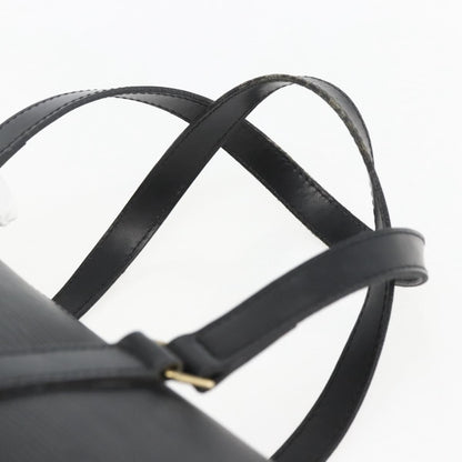 Louis Vuitton Soufflot Handbag Epi Leather, BLACK, LEATHER, Handbag