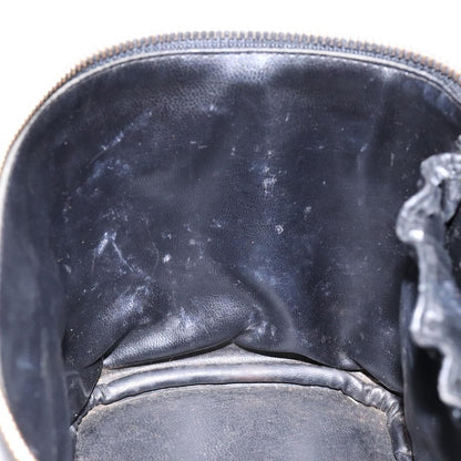 Chanel Vanity pouch Leather, BLACK, LEATHER, Toiletry Case
