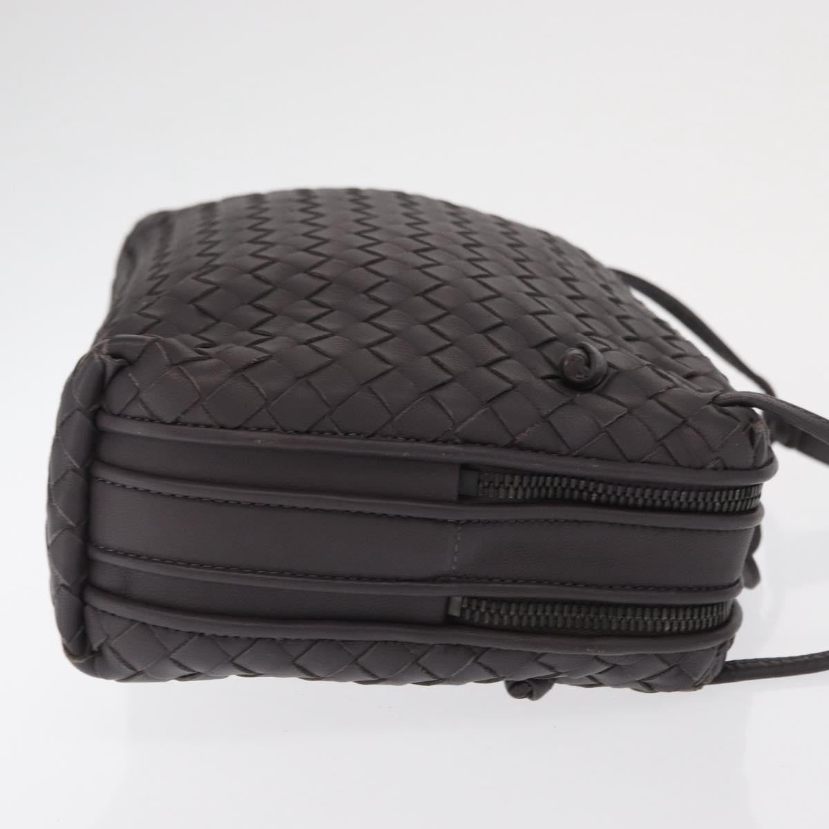 Bottega Veneta Nodini Crossbody Bag Intrecciato Nappa, BROWN, LEATHER, Shoulder bag
